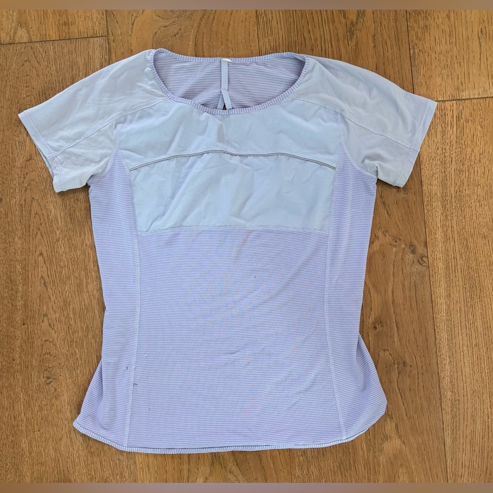 Lululemon lavender short sleeve womens size 8 top-Vintage